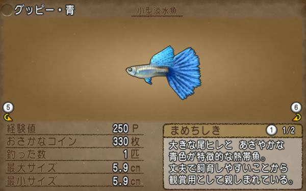 バージョン5 4で追加された魚 ドラクエ10 攻略の虎